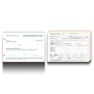 Gästeverzeichnisblattsammlung